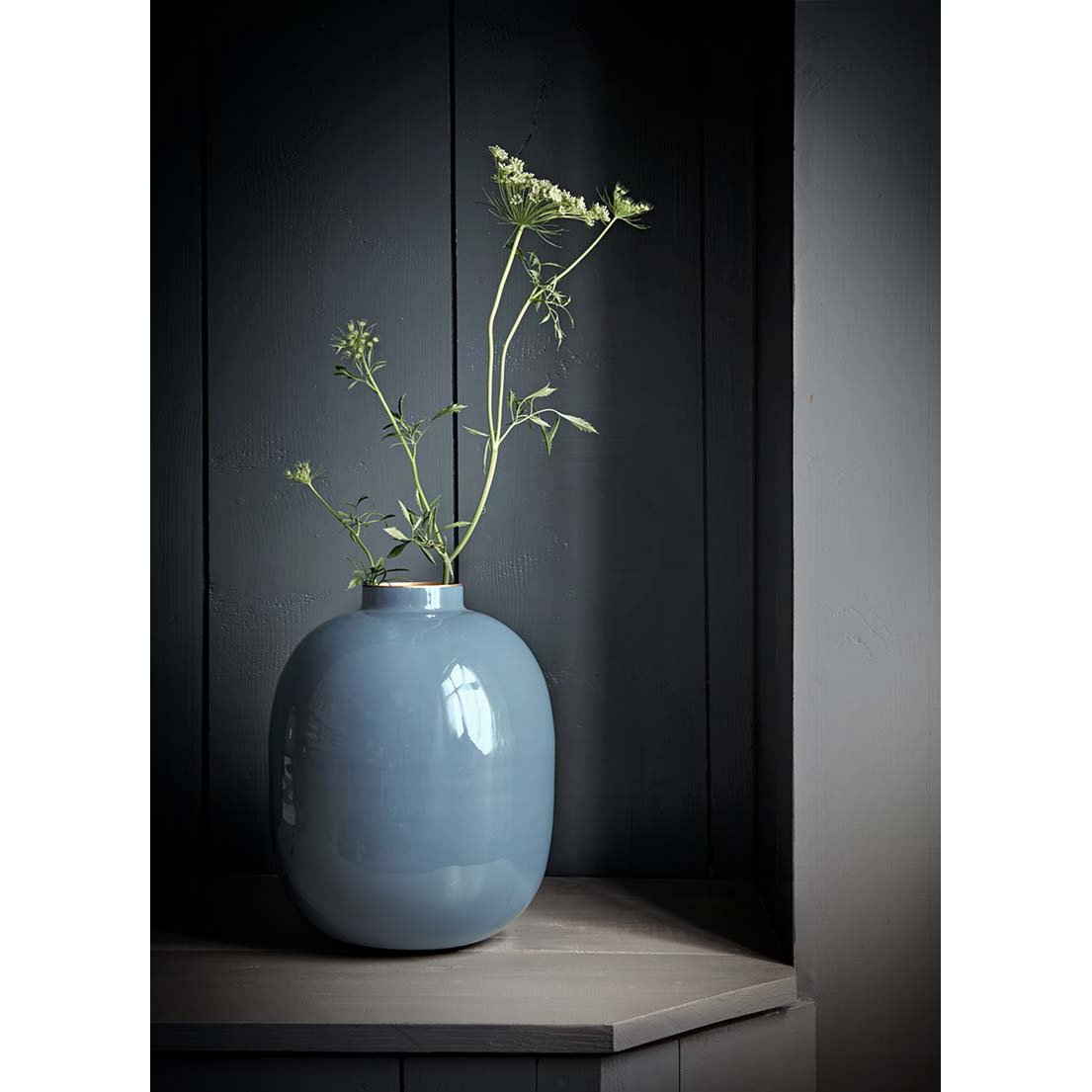 Vase Mittelblau 32cm