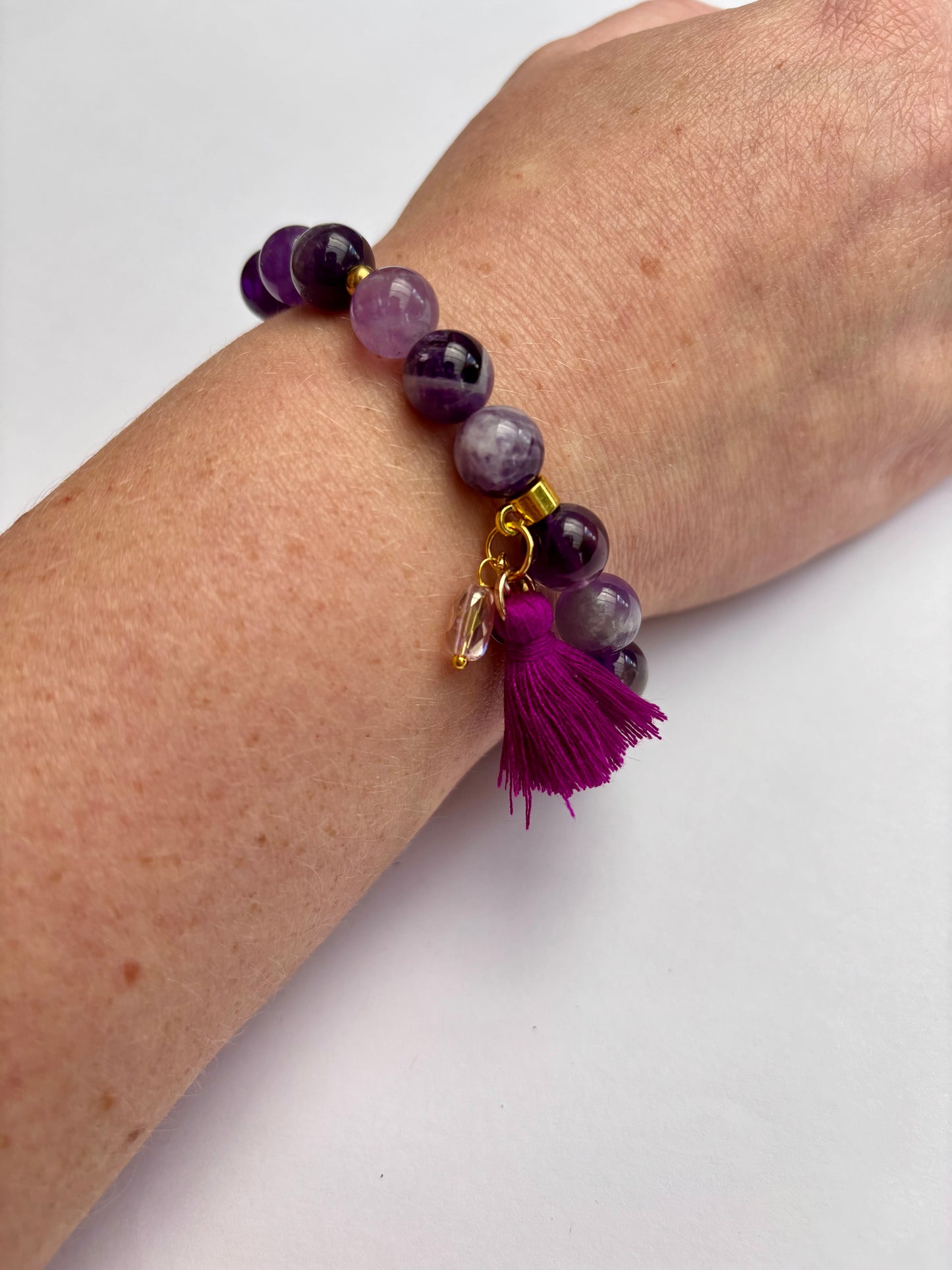 Armband Amethyst Halbedelstein